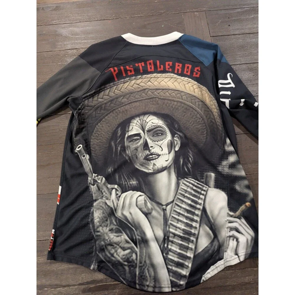 Mens‎ Rockstar Energy Drink Pistoleros Long Sleeve Shirt Large Read